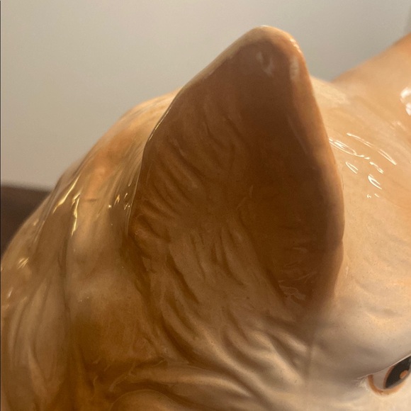 Ceramic Cat Figurine - Orange - Picture 7 of 13